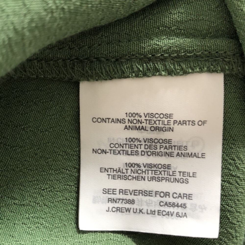 J. Crew Beautiful Green Top - Picture 7 of 7